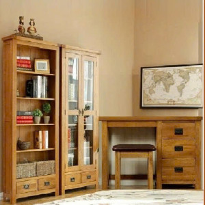 Rustic Oak - Ent 01 : Trọn Bộ Phòng Làm Việc - 04 Sản Phẩm